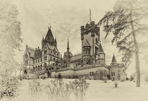 Schloss Drachenburg - sw 3 von Erhard Hess