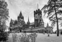 Schloss Drachenburg - sw von Erhard Hess