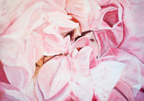 Ölbild 100x120 "Blütentiefe" von Silvia Kafka