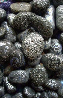 Meditation Rocks by Julie Ann Stricklin by Julie Ann  Stricklin