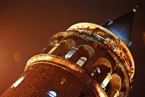 Galata-Turm in Istanbul von loewenherz-artwork