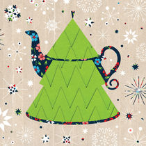 Christmas Tree Shaped Teapot by kata