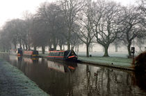 Visitor Moorings Beside Shobnal Fields by Rod Johnson