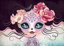 Camila Huesitos Sugar Skull by Sandra Vargas