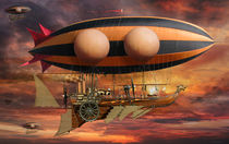 Stampunk Airship B2 by studio-octavio