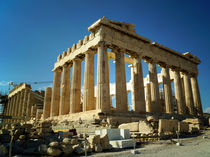 Der Parthenon auf der Akropolis in Athen von Sabine Radtke