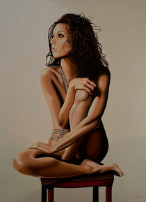  Eva Longoria painting by Paul Meijering