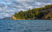 Entering Pictured Rocks National Lakeshore von John Bailey