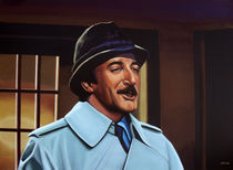 Peter Sellers as inspector Clouseau painting von Paul Meijering