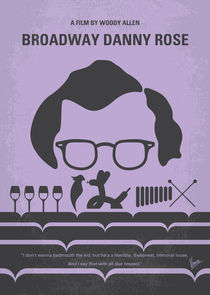 No363 My Broadway Danny Rose minimal movie poster von chungkong