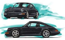 Porsche 911 (964) Carrera von rdesign