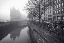 Speicherstadt im Nebel I von Simone Jahnke