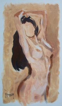 Posing Nude von Terence Donnelly