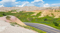 Yellow Mounds Of Badland by John Bailey