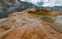 Minerva Hot Springs Yellowstone von John Bailey