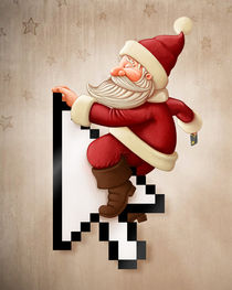 Santa Claus and shopping on-line von Giordano Aita