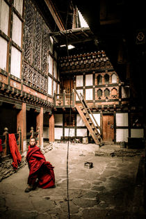 Bhutan Kloster von Helge Lehmann