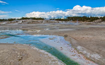 Geysers And Pools Yellowstone by John Bailey