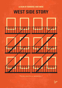 No387 My West Side Story minimal movie poster by chungkong