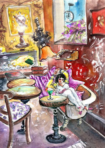 The Goya Girl In A Ruin Bar In Budapest von Miki de Goodaboom