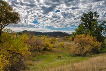 Darkening Skies Over An Autumn Landscape von John Bailey