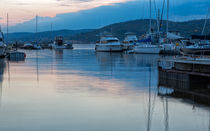 Nightfall At Duluth Harbor by John Bailey