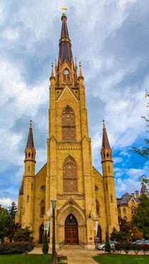 The Basilica Of The Sacred Heart by John Bailey