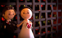 Wedding cake topper by Gema Ibarra