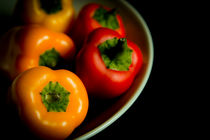 Colorful peppers von Gema Ibarra