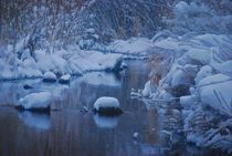 Flussstimmung im Winter von loewenherz-artwork