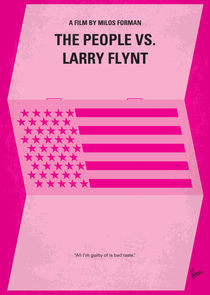 No395 My The People vs. Larry Flynt minimal movie poster von chungkong