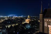 Blick auf Wismar vom St. Georgendom von Moritz Wicklein