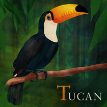 ABC Poster - T Tucan von Gaby Jungkeit