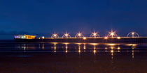 Southport Pier at Night von Roger Green