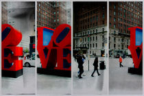 Sculpture LOVE NYC by Juergen Neher