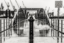 Hochwasser am Fischmarkt XIV von elbvue von elbvue