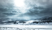 Das Lamartal im winterlichen Yellowstone by Marianne Drews