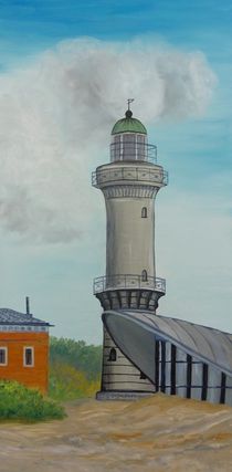 Leuchtfeuer Warnemünde Alter Turm by Barbara Kaiser