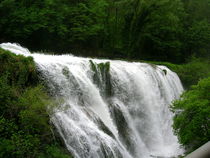 Waterfall in the forest  by esperanto