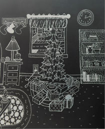 Christmas Scene von Chelsea Geldean