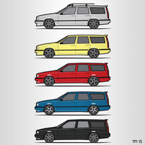 Volvo Turbo Wagons by monkeycrisisonmars