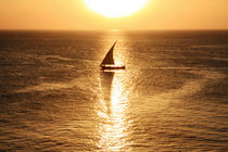 African Dhow At Sunset  von Aidan Moran