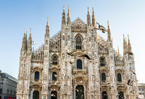 Duomo of Milan and pigeons von Pier Giorgio  Mariani