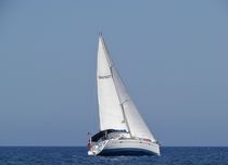 Yacht At Speed by Malcolm Snook