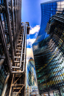 Lloyd's And Willis Group London by David Pyatt