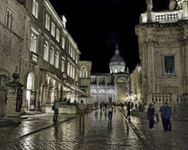 Dubrovnic at night by Colin Metcalf