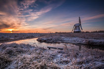 Norddeutsche Winterlandschaft bei Sonnenaufgang von bildwerfer