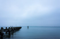 Steg in der Nordsee von gilidhor