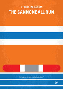 No411 My The Cannonball Run minimal movie poster von chungkong