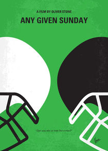 No420 My ANY GIVEN SUNDAY minimal movie poster von chungkong